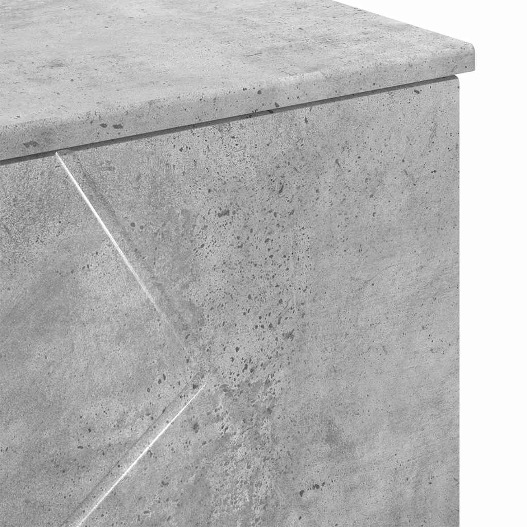 vidaXL Zestaw mebli łazienkowych z szufladą 3 pcs Betonowy szary