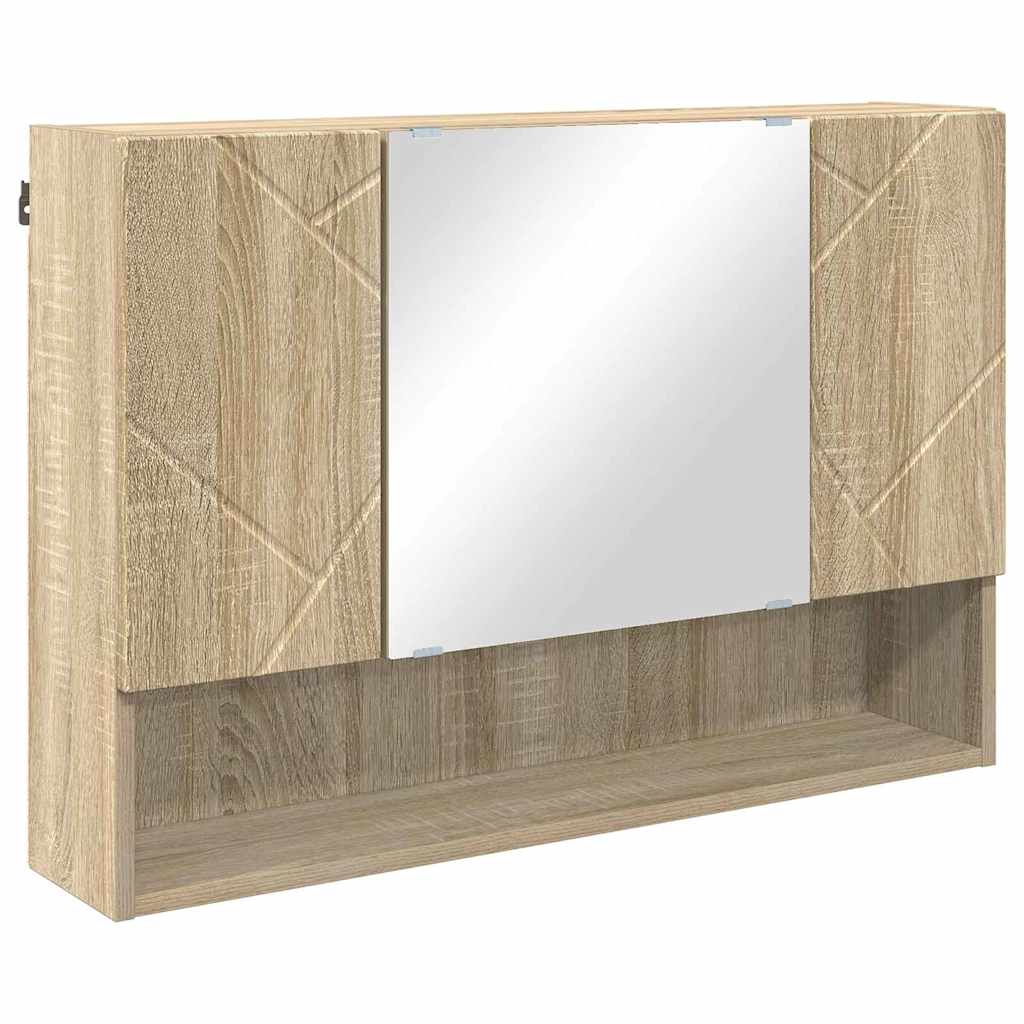 vidaXL Zestaw mebli łazienkowych z szufladą z półką 5 pcs Dąb Sonoma