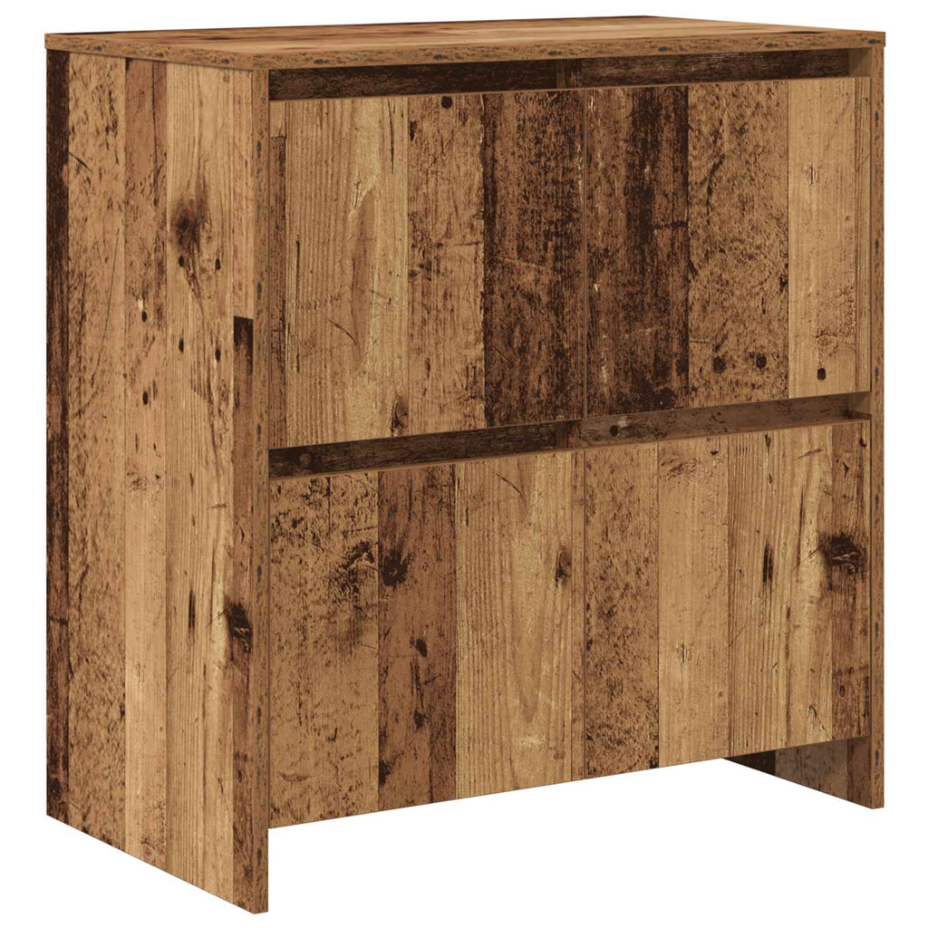 vidaXL Bufet z szufladą 3 pcs Stare drewno 70 x 41 x 75 cm