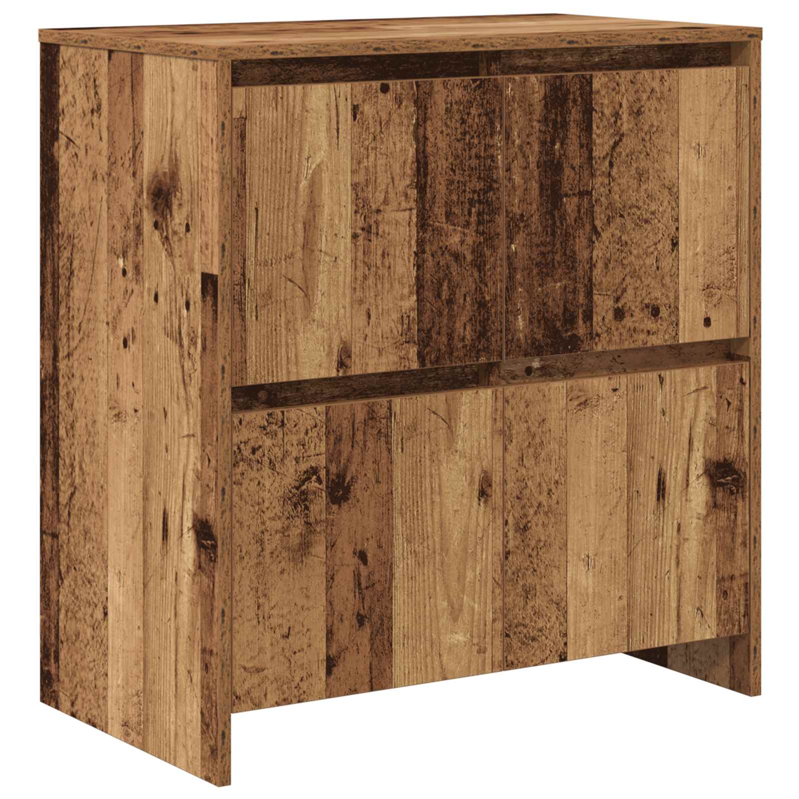 vidaXL Bufet z szufladą 3 pcs Stare drewno 70 x 41 x 75 cm