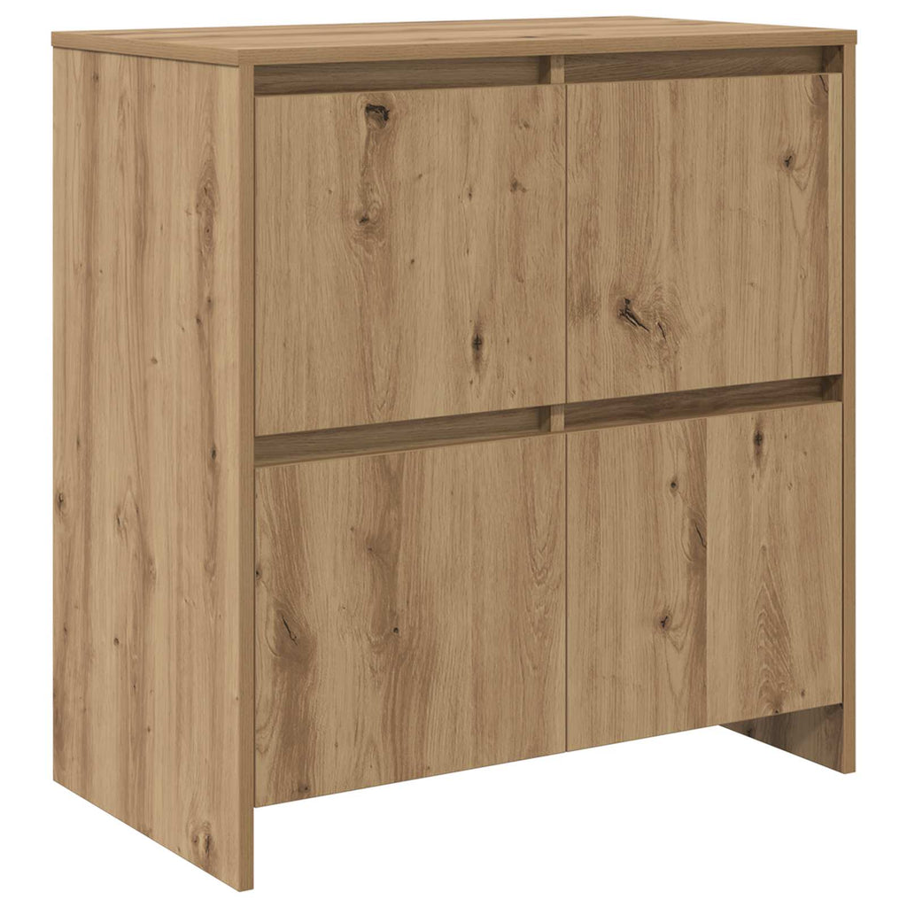 vidaXL Bufet z szufladą 3 pcs Dąb rzemieślniczy 70 x 41 x 75 cm