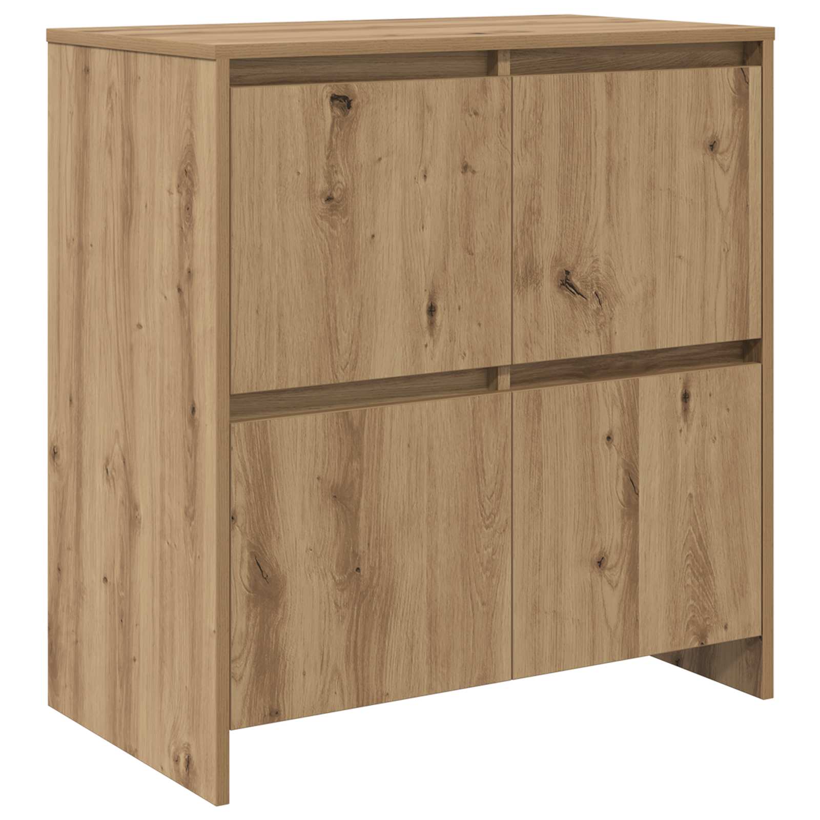 vidaXL Bufet z szufladą 3 pcs Dąb rzemieślniczy 70 x 41 x 75 cm