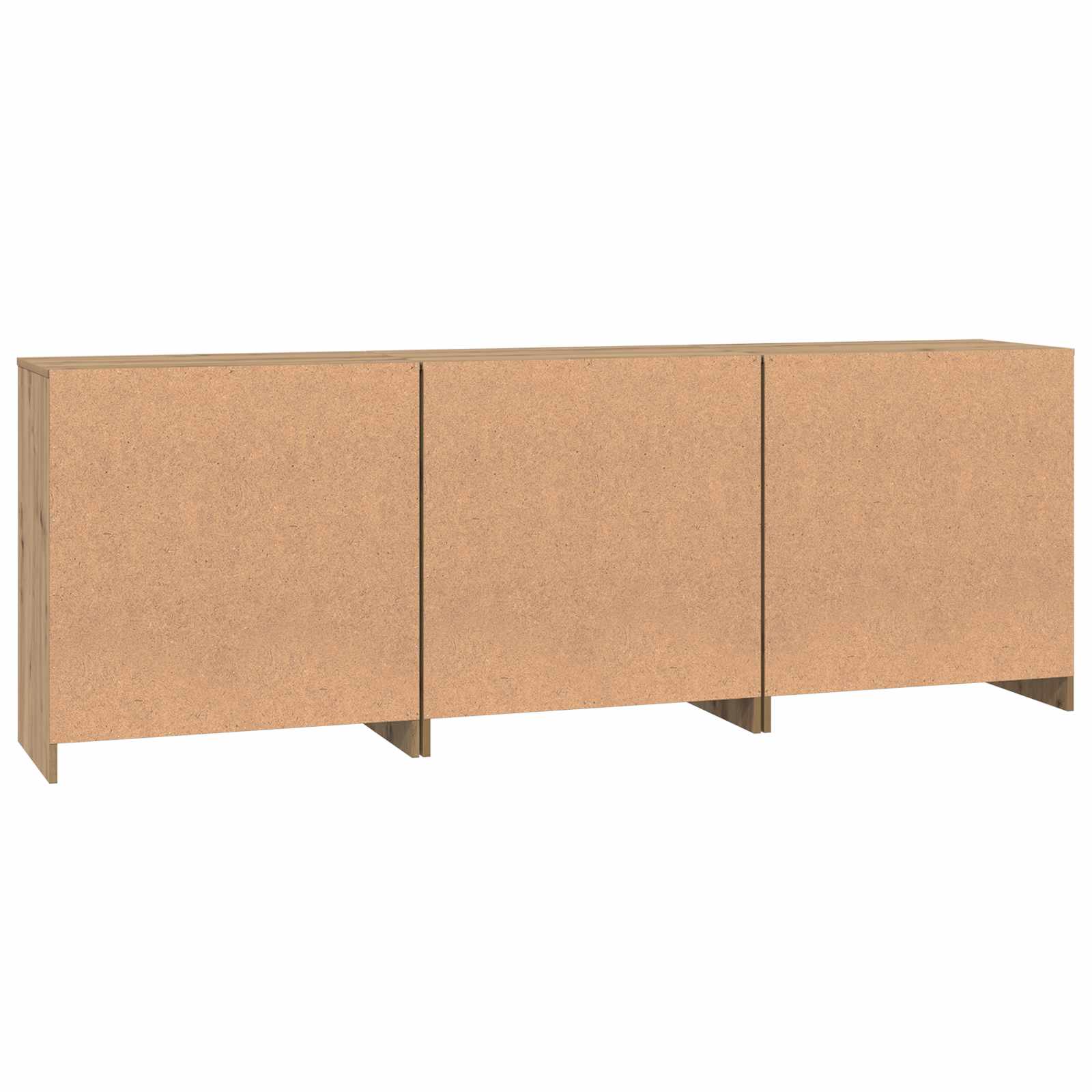 vidaXL Bufet z szufladą 3 pcs Dąb rzemieślniczy 70 x 41 x 75 cm