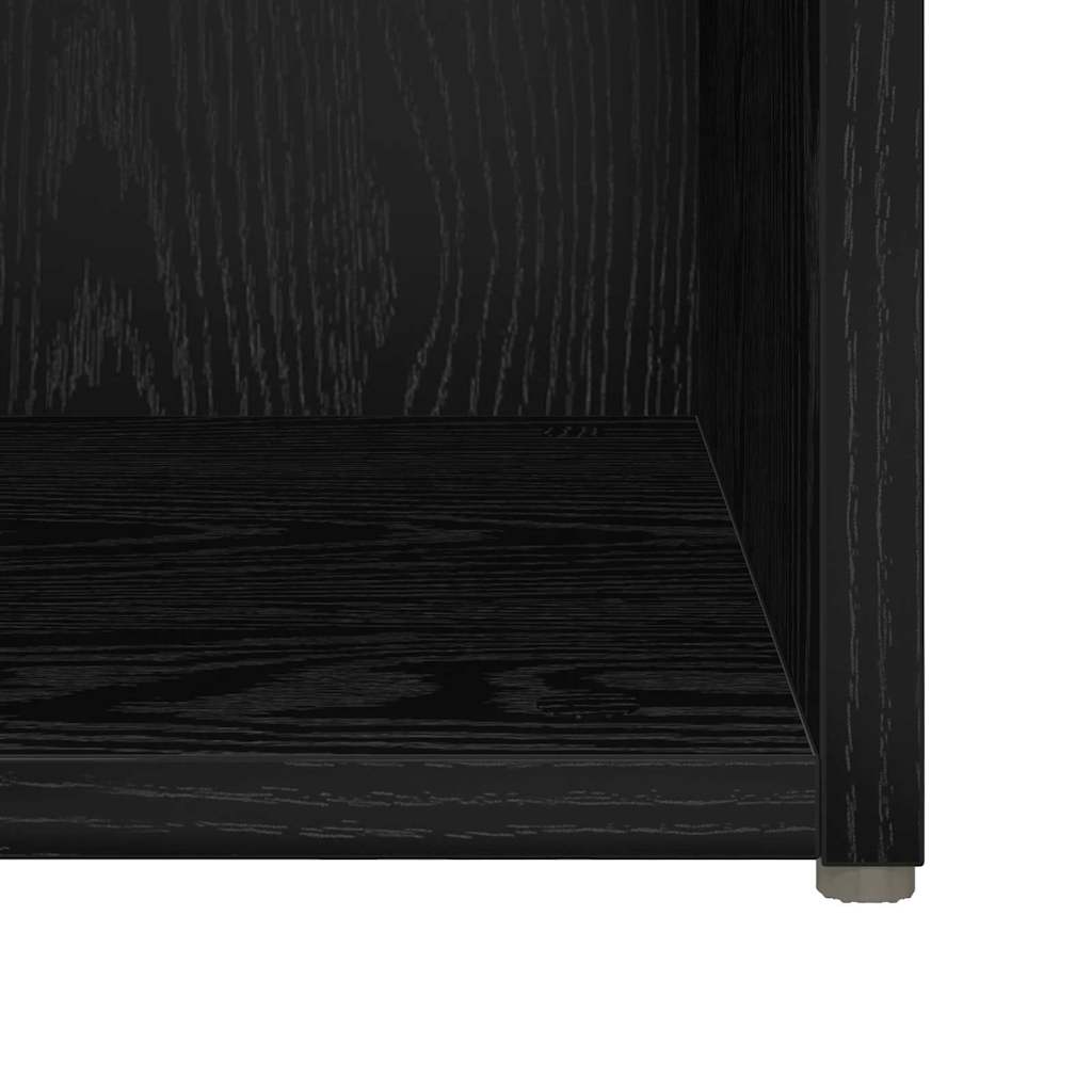 vidaXL Zestaw szafek RTV 6 pcs Czarny Dąb Materiał drewnopochodny