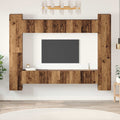 vidaXL Zestaw szafek RTV 10 pcs Stare drewno 30,5 x 30 x 90 cm
