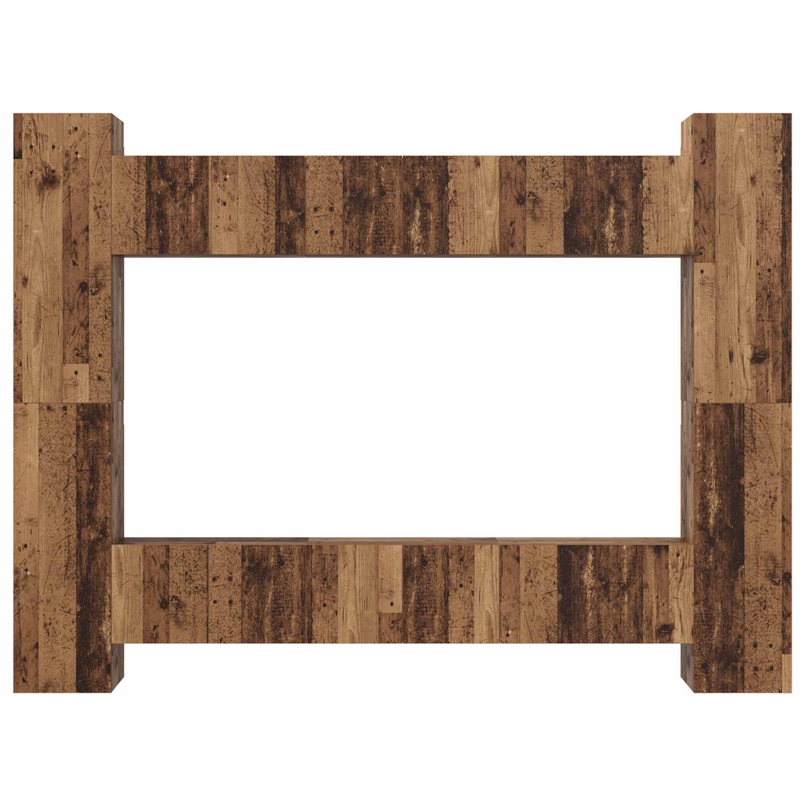 vidaXL Zestaw szafek RTV 10 pcs Stare drewno 30,5 x 30 x 90 cm