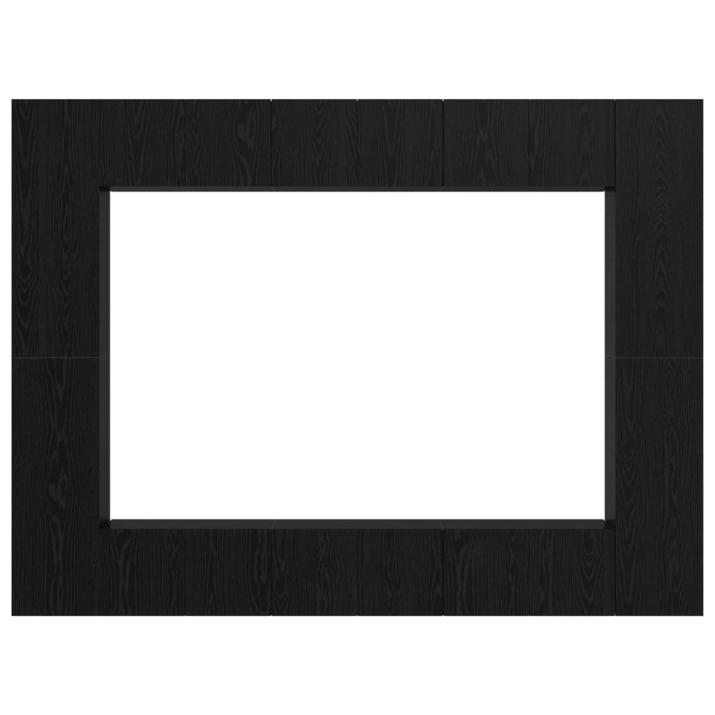 vidaXL Zestaw szafek RTV 10 pcs Czarny Dąb 30,5 x 30 x 90 cm