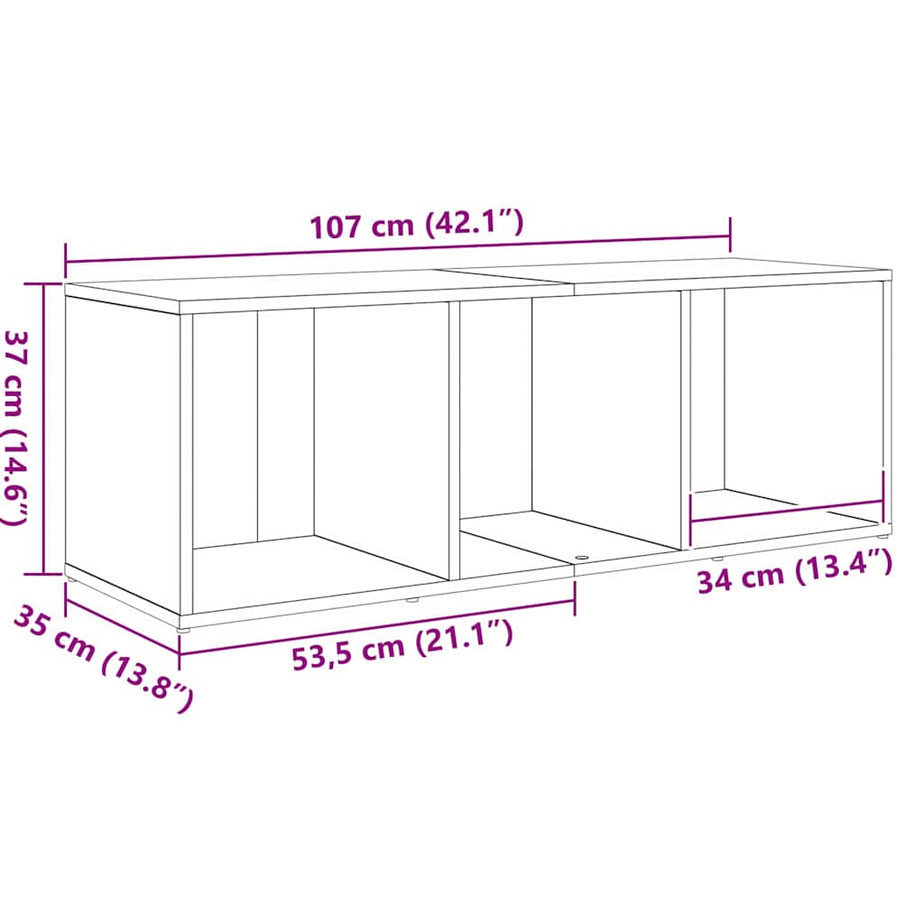 vidaXL Zestaw szafek RTV 3 pcs Czarny Materiał drewnopochodny