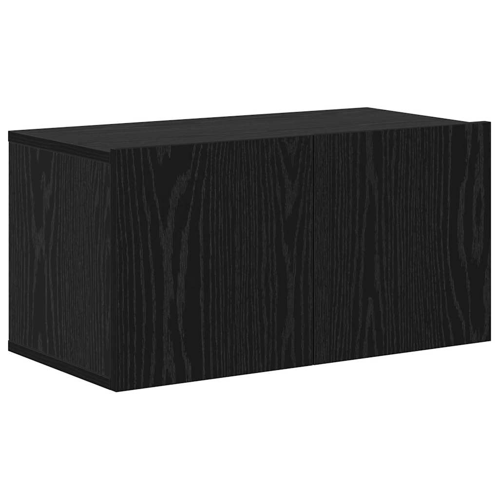 vidaXL Zestaw szafek RTV 6 pcs Czarny Dąb Materiał drewnopochodny