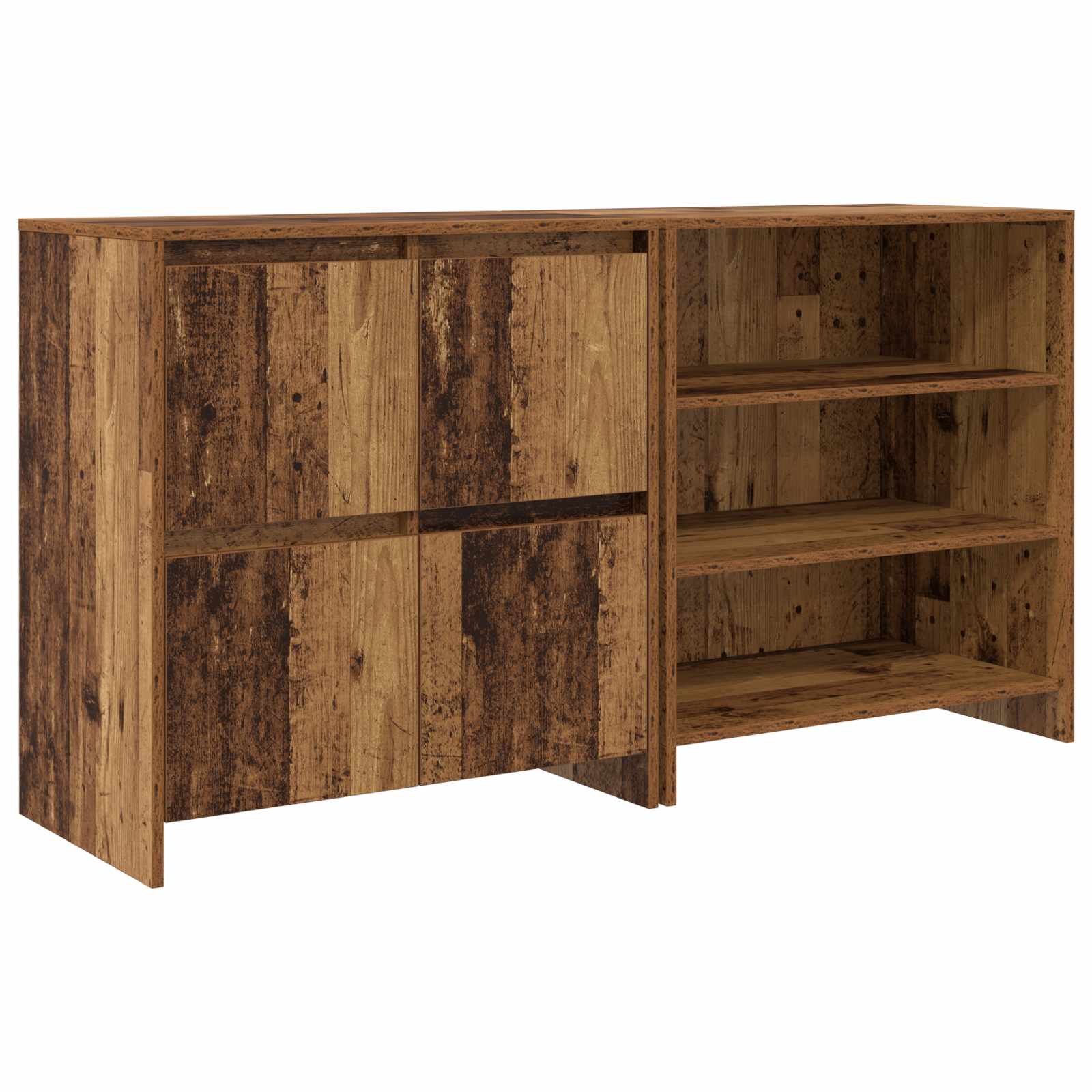 vidaXL Bufet 2 pcs Stare drewno 70 x 41 x 75 cm