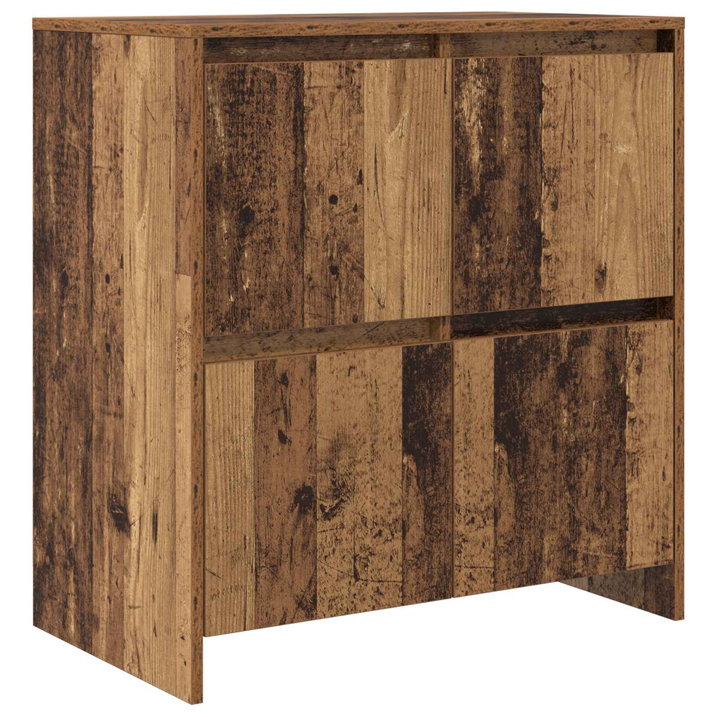 vidaXL Bufet 2 pcs Stare drewno 70 x 41 x 75 cm