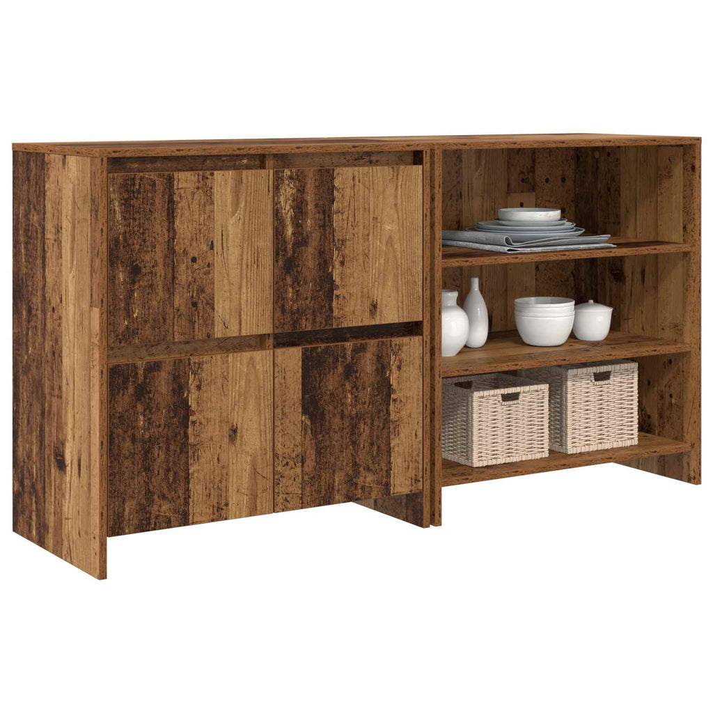 vidaXL Bufet 2 pcs Stare drewno 70 x 41 x 75 cm