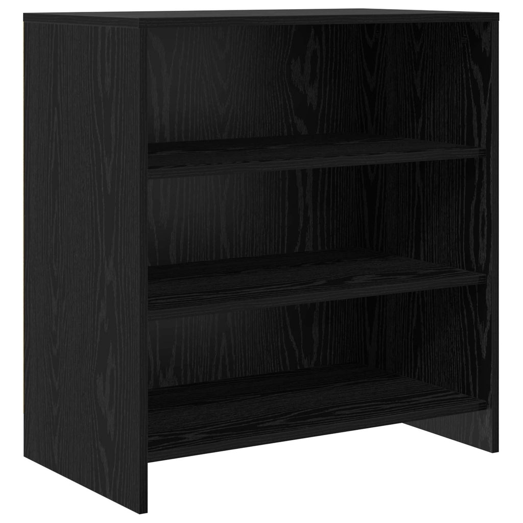 vidaXL Bufet 2 pcs Czarny Dąb 70 x 41 x 75 cm Materiał drewnopochodny