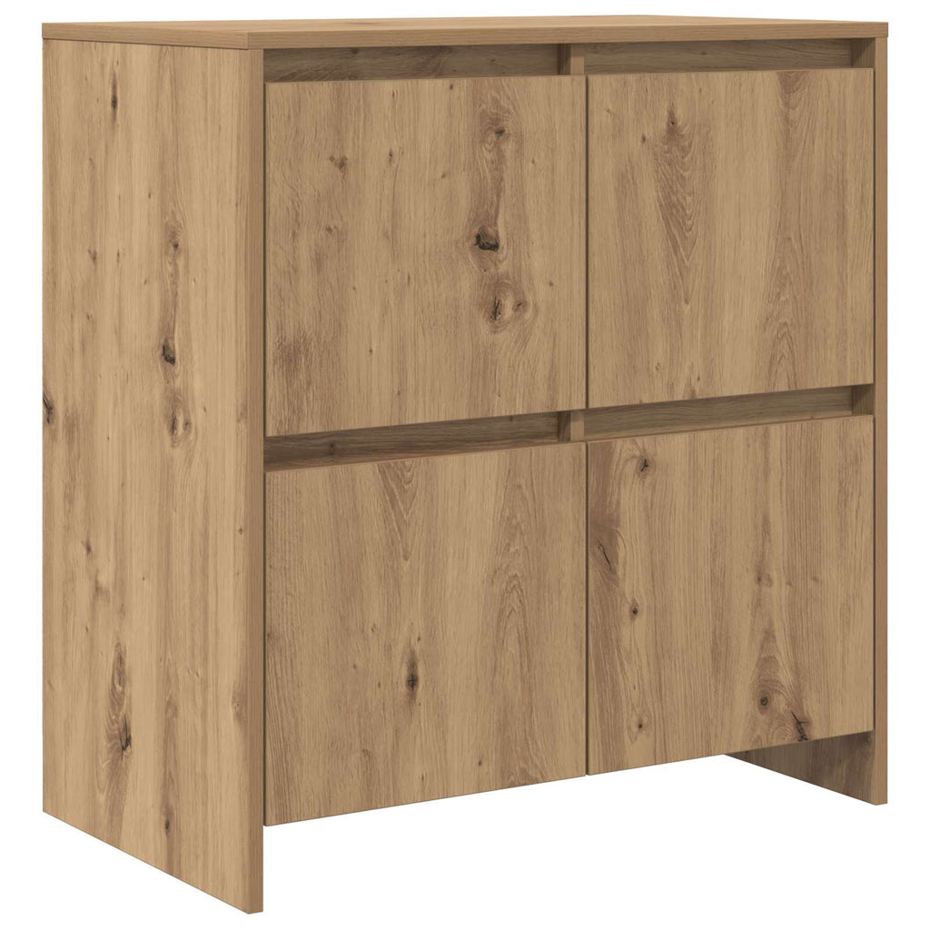 vidaXL Bufet 2 pcs Dąb rzemieślniczy 70 x 41 x 75 cm