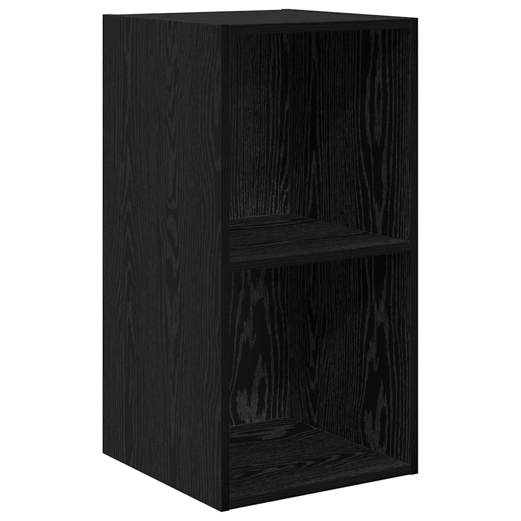 vidaXL Zestaw szafek RTV Czarny Dąb 37 x 37 x 107 cm