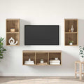 vidaXL Zestaw szafek RTV Dąb rzemieślniczy 37 x 37 x 107 cm