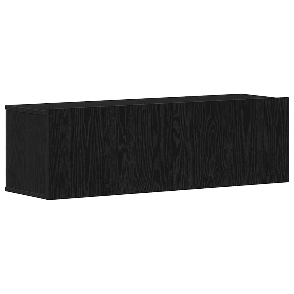 vidaXL Zestaw szafek RTV 6 pcs Czarny Dąb Materiał drewnopochodny