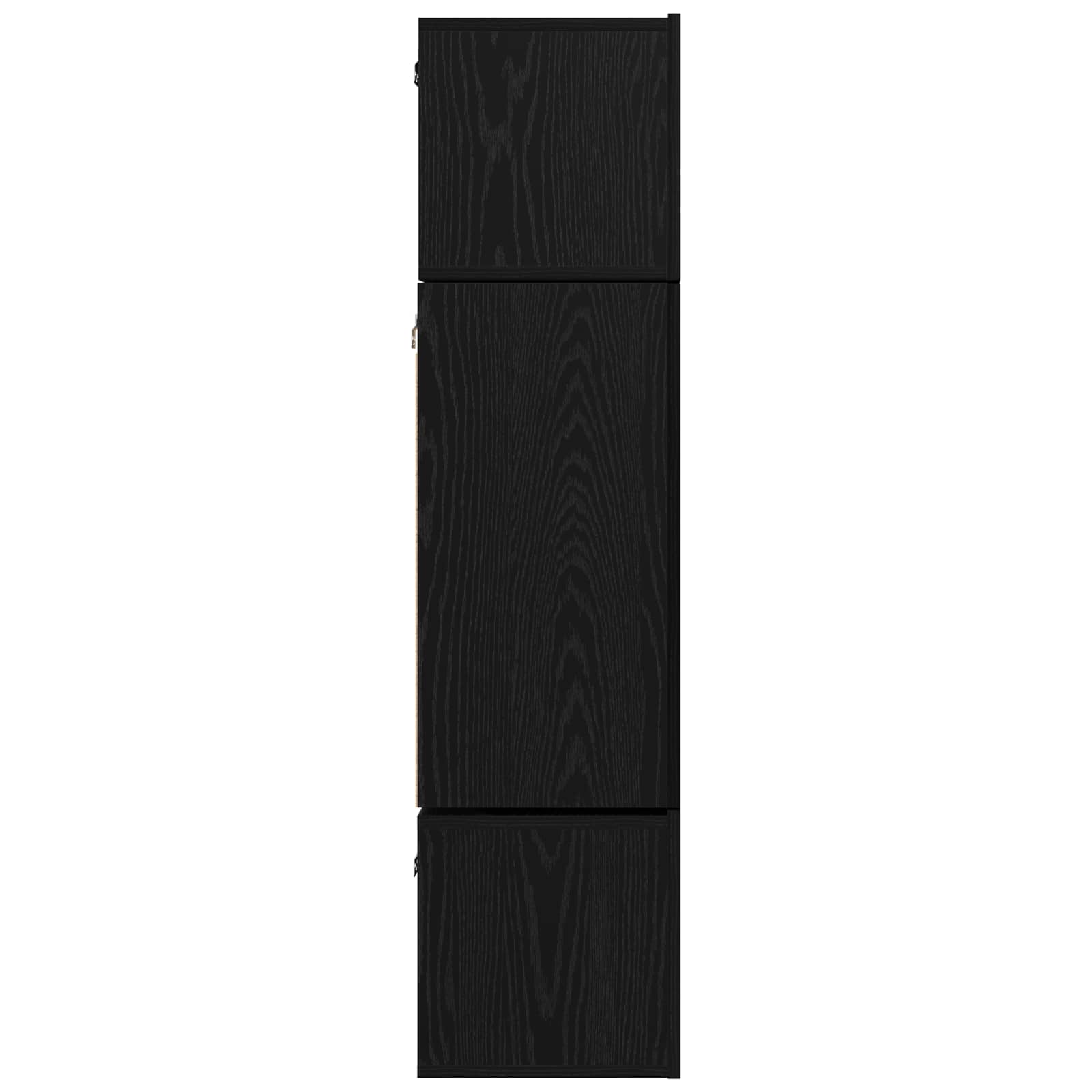 vidaXL Zestaw szafek RTV 6 pcs Czarny Dąb Materiał drewnopochodny