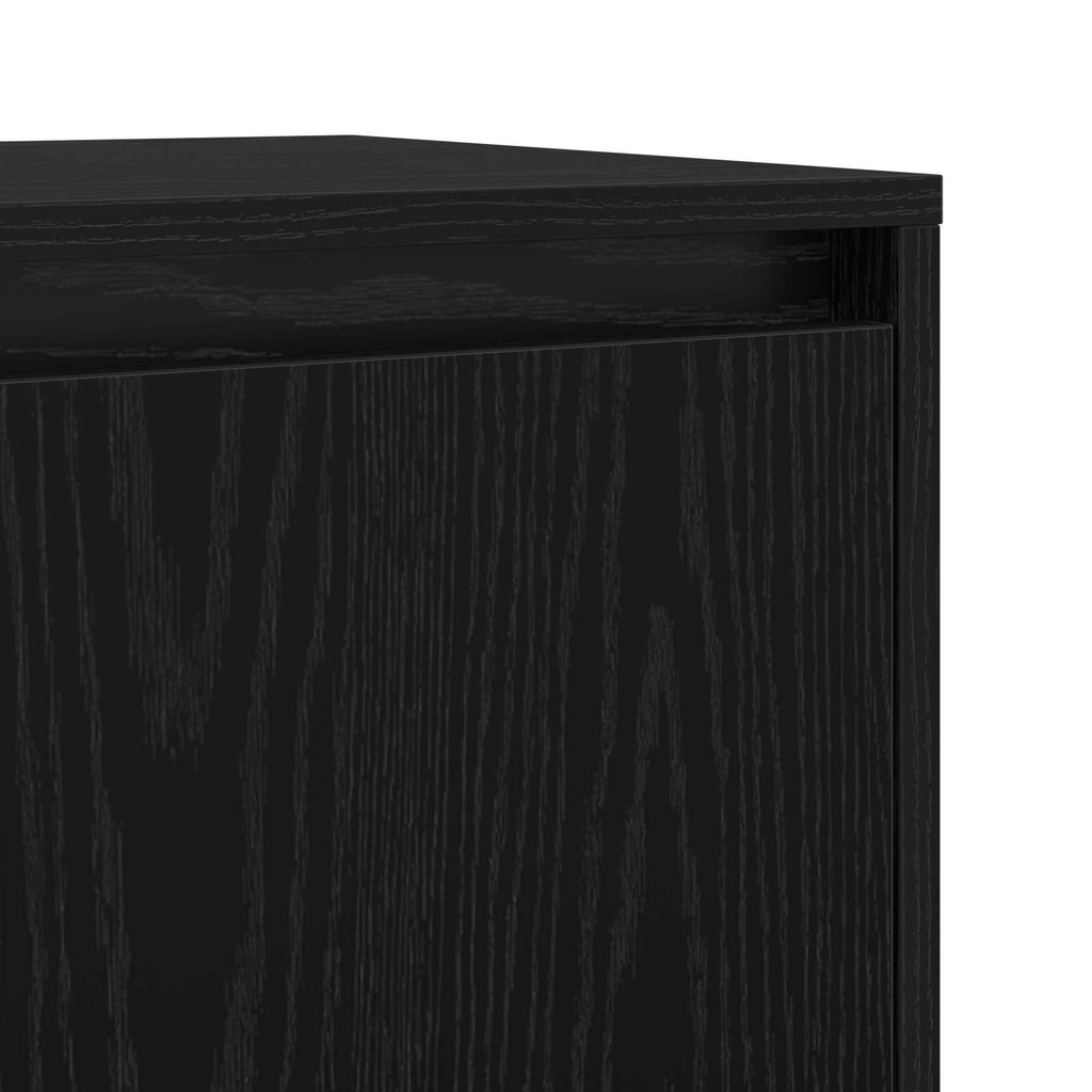 vidaXL Komody 2 pcs Czarny dąb 70 x 41 x 75 cm Materiał drewnopochodny