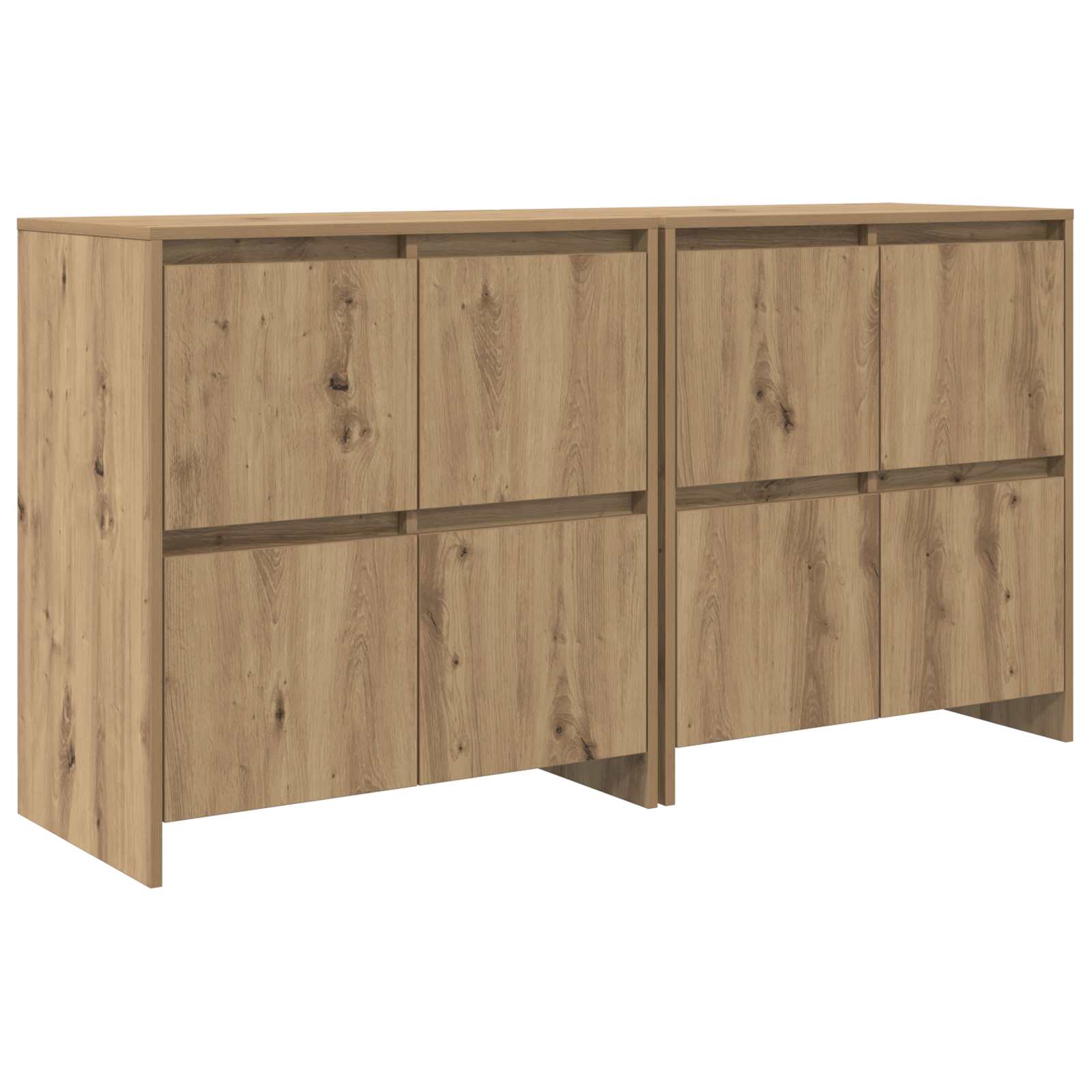 vidaXL Komody 2 pcs dąb artisan 70 x 41 x 75 cm