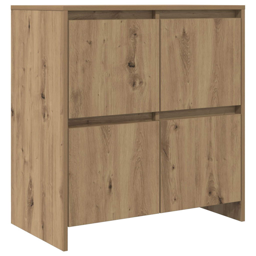 vidaXL Komody 2 pcs dąb artisan 70 x 41 x 75 cm