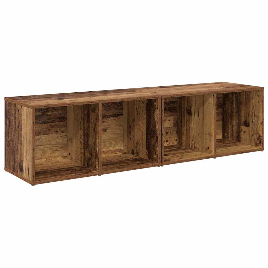 vidaXL Zestaw szafek RTV 2 pcs Stare drewno 37 x 35 x 72 cm