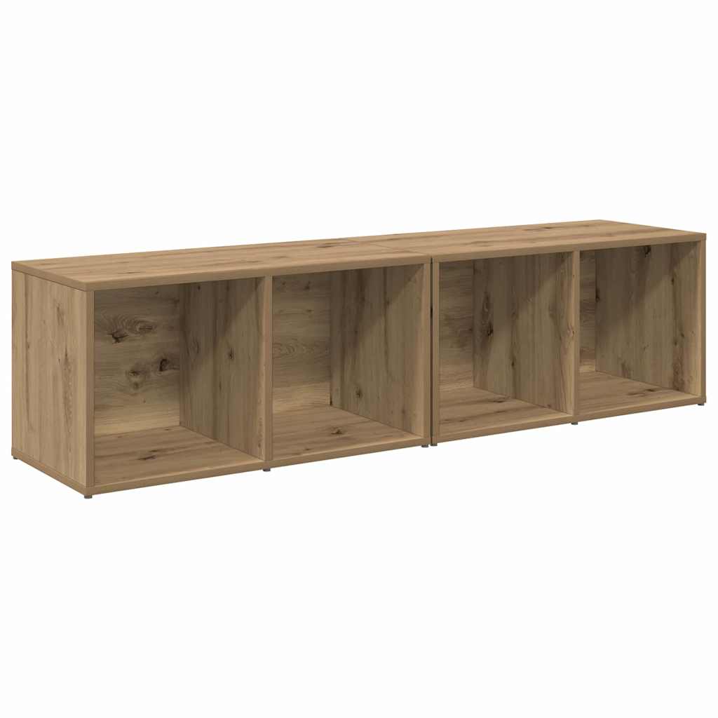 vidaXL Zestaw szafek RTV 2 pcs Dąb rzemieślniczy 37 x 35 x 72 cm