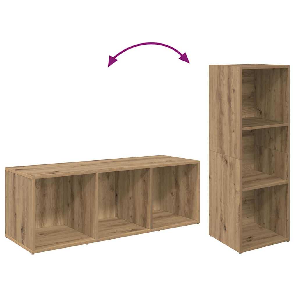 vidaXL Zestaw szafek RTV 4 pcs Dąb rzemieślniczy 37 x 35 x 107 cm