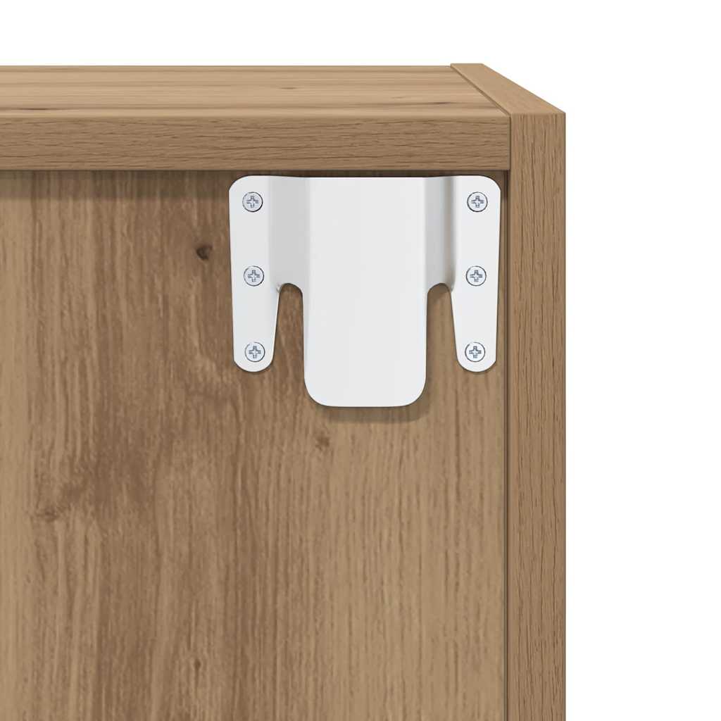 vidaXL Zestaw szafek RTV 2 pcs Dąb rzemieślniczy 37 x 37 x 142,5 cm