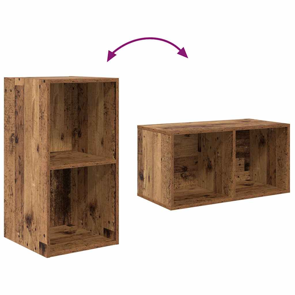 vidaXL Zestaw szafek RTV 4 pcs Stare drewno 37 x 37 x 72 cm