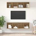 vidaXL Zestaw szafek RTV 4 pcs Dąb rzemieślniczy 37 x 37 x 72 cm