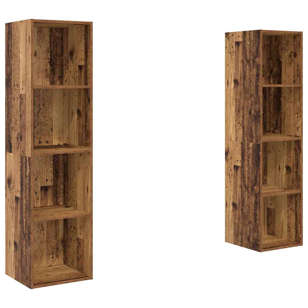 vidaXL Zestaw szafek RTV 2 pcs Brązowy 37 x 37 x 142,5 cm