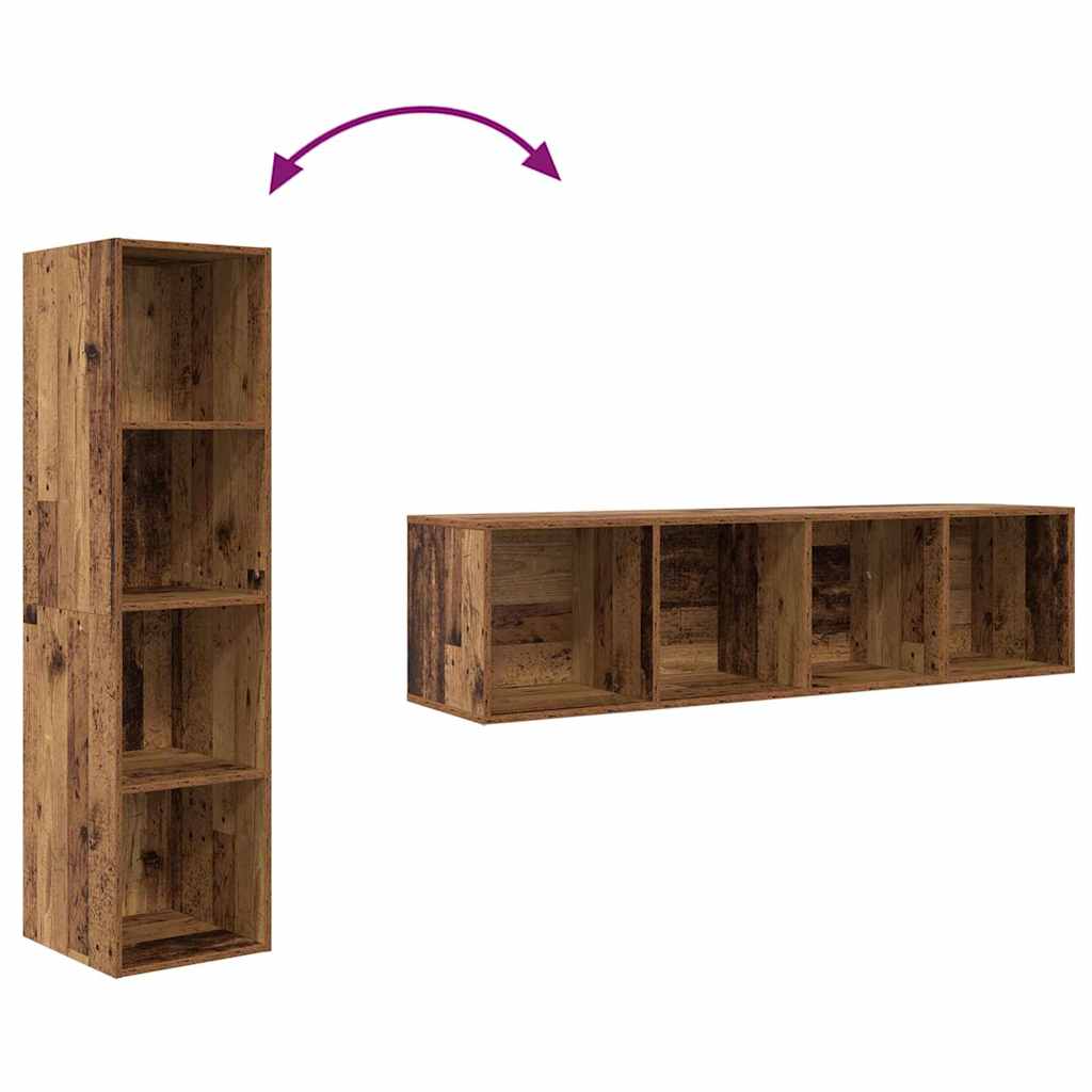 vidaXL Zestaw szafek RTV 2 pcs Brązowy 37 x 37 x 142,5 cm