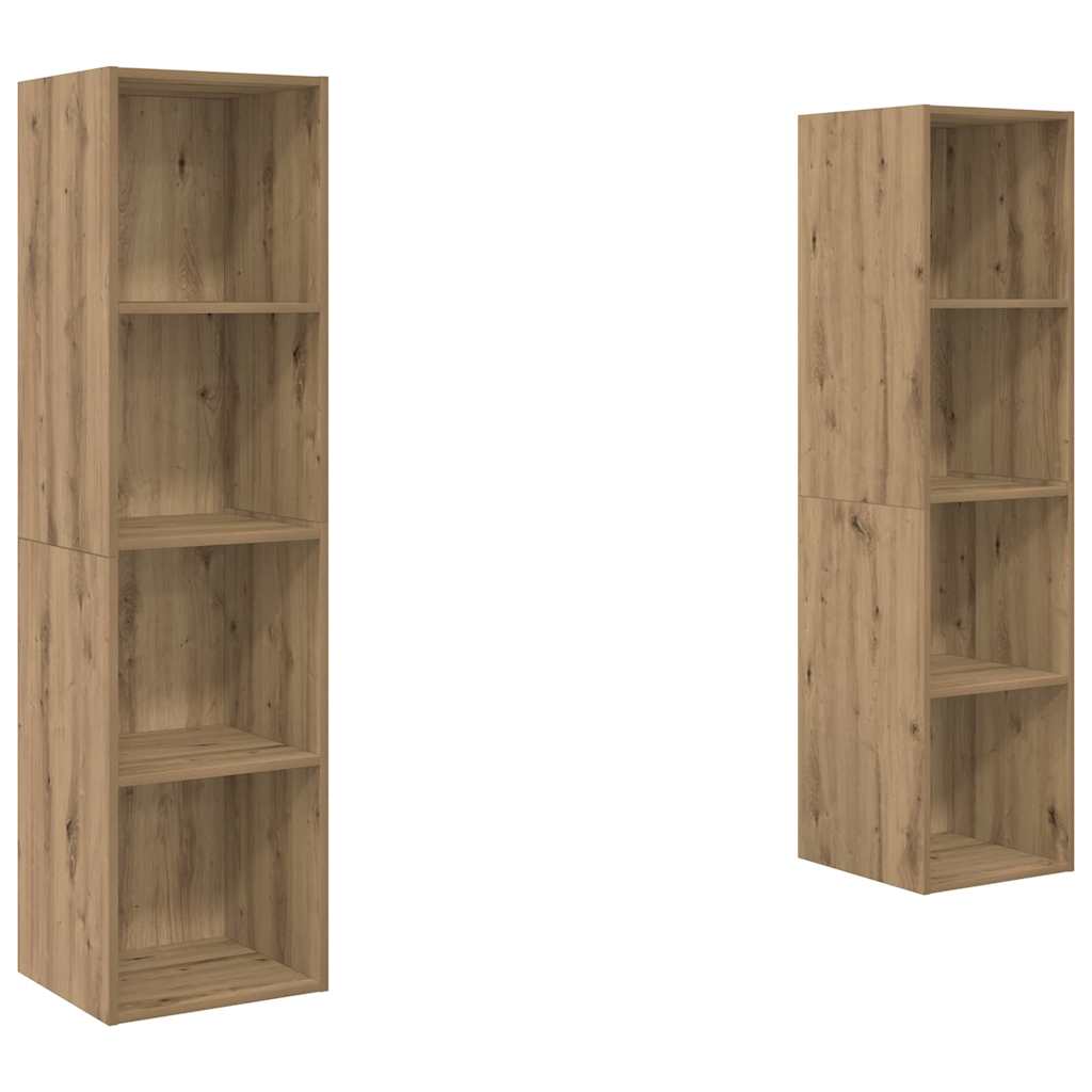 vidaXL Zestaw szafek RTV 2 pcs Brązowy 37 x 37 x 142,5 cm