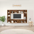 vidaXL Zestaw szafek RTV 4 pcs Brązowy 37 x 37 x 142,5 cm