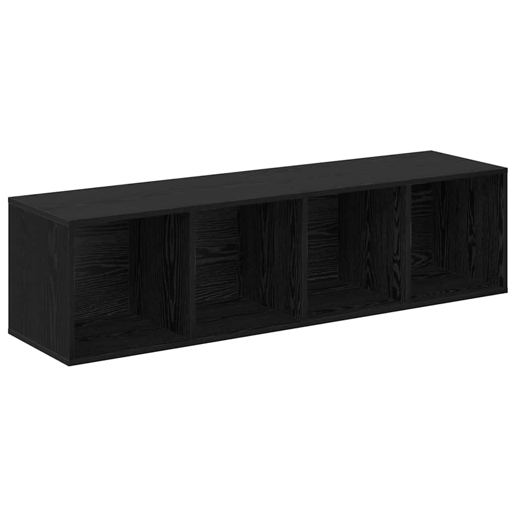 vidaXL Zestaw szafek RTV 4 pcs Czarny 37 x 37 x 142,5 cm