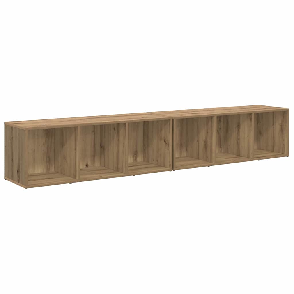 vidaXL Zestaw szafek RTV 2 pcs Dąb rzemieślniczy 37 x 35 x 107cm