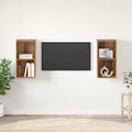 vidaXL Zestaw szafek RTV 2 pcs Stare drewno 37 x 37 x 72 cm