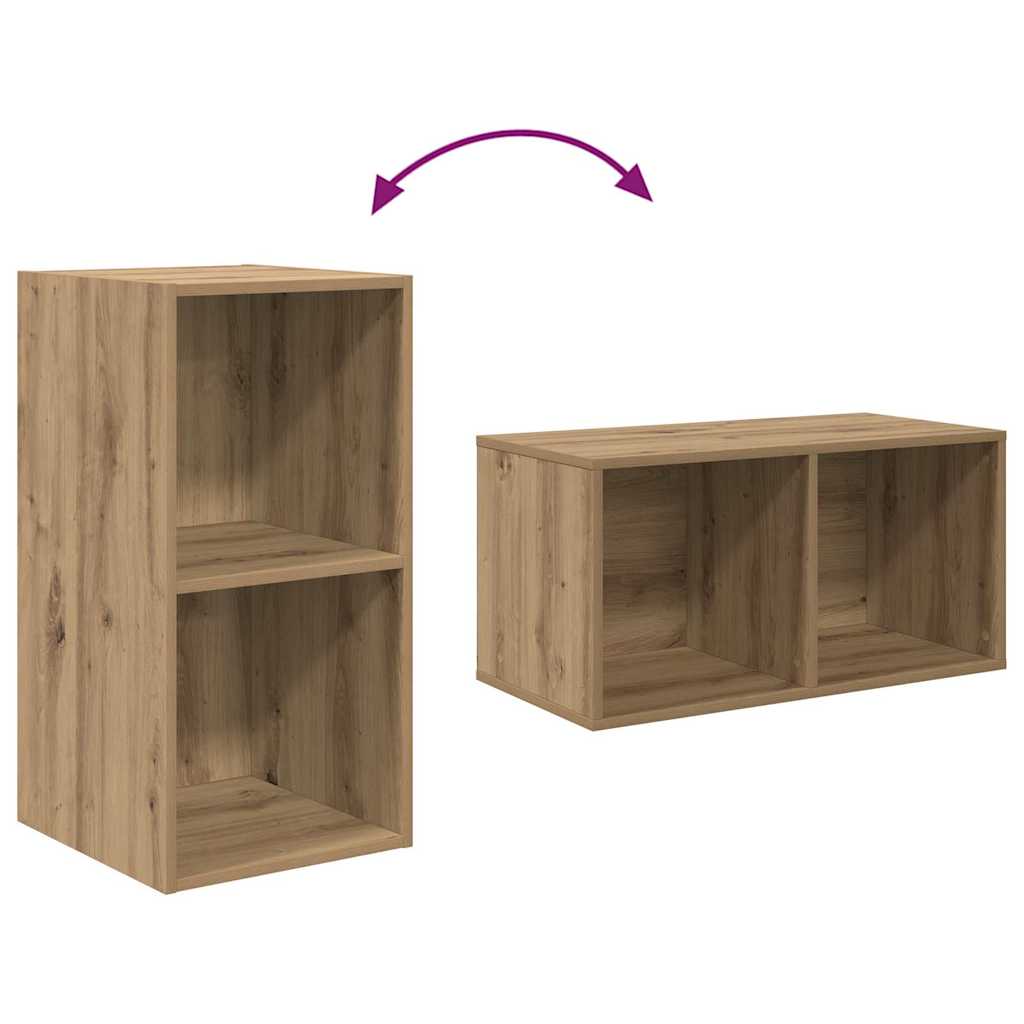 vidaXL Zestaw szafek RTV 2 pcs Dąb rzemieślniczy 37 x 37 x 72 cm