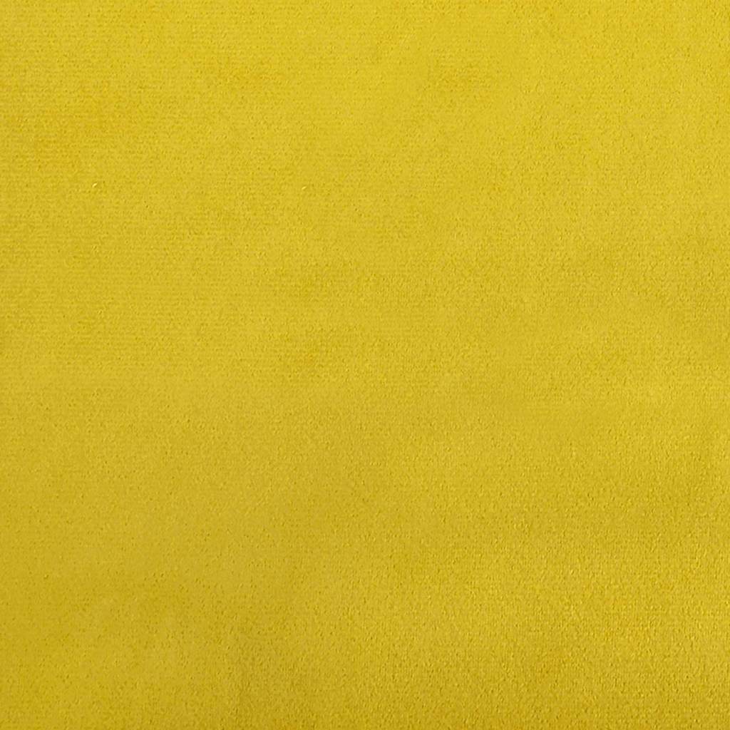vidaXL Rama łóżka narożnego Żółty 90 x 200 cm Aksamit