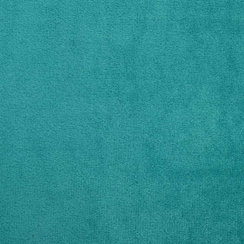 vidaXL Rama łóżka narożnego Turkusowy 100 x 200 cm Aksamit