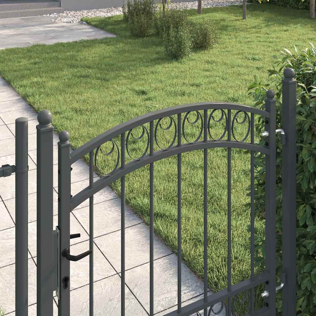 vidaXL Brama ogrodzeniowa EMMEN 100 x 100 cm Stal Malowana Proszkowo