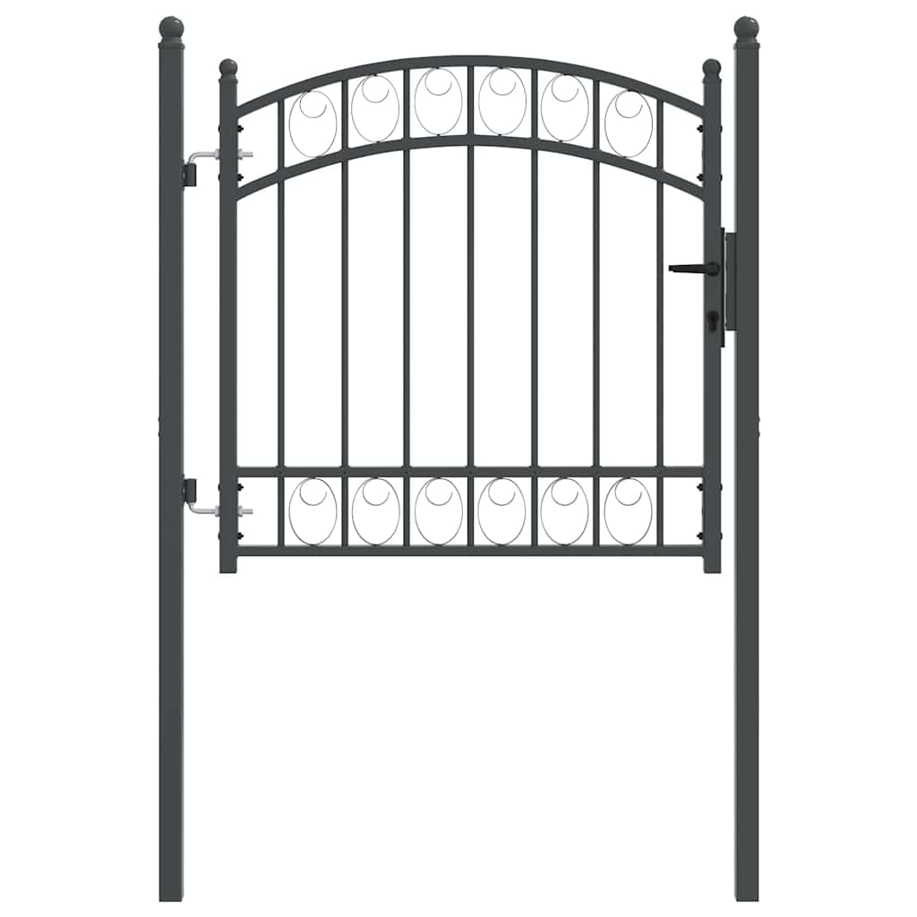 vidaXL Brama ogrodzeniowa EMMEN 100 x 100 cm Stal Malowana Proszkowo