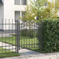 vidaXL Brama ogrodzeniowa EMMEN 125 x 100 cm Stal Malowana Proszkowo