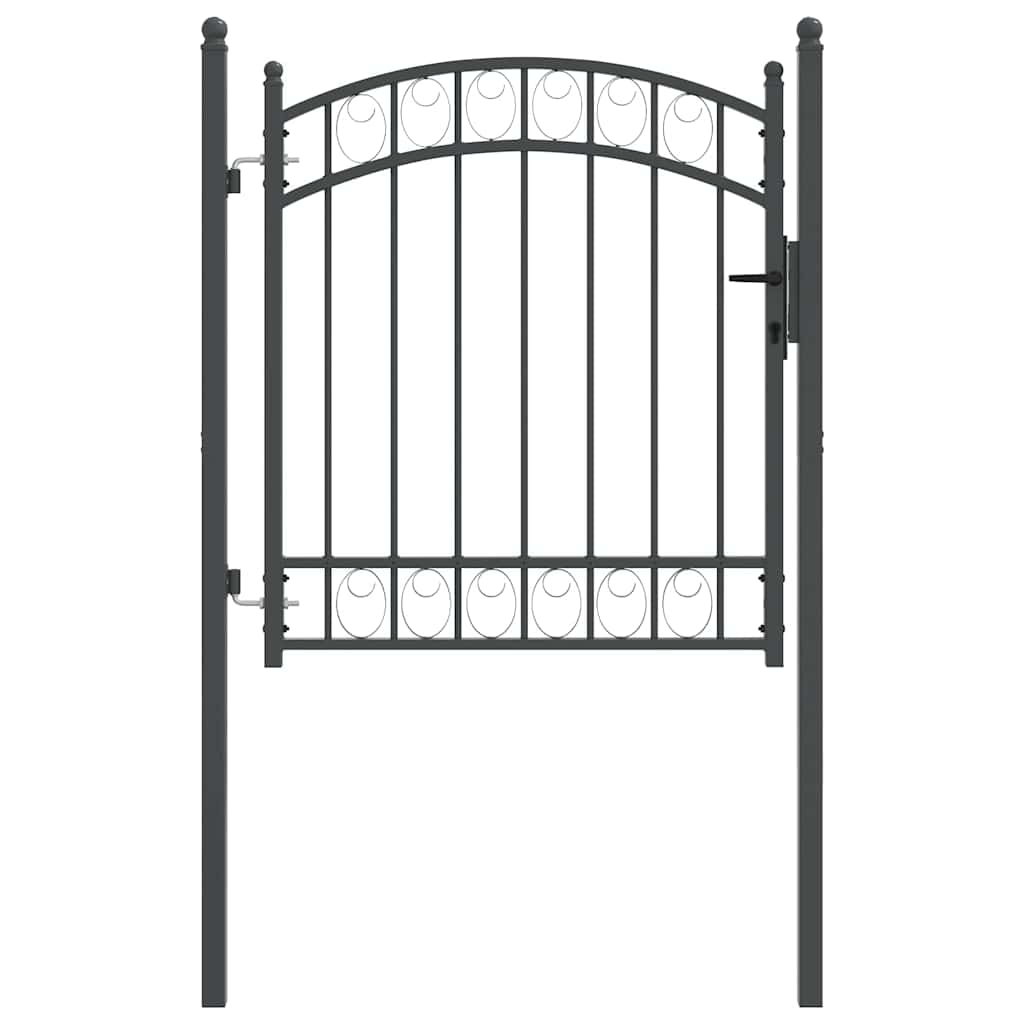 vidaXL Brama ogrodzeniowa EMMEN 125 x 100 cm Stal Malowana Proszkowo