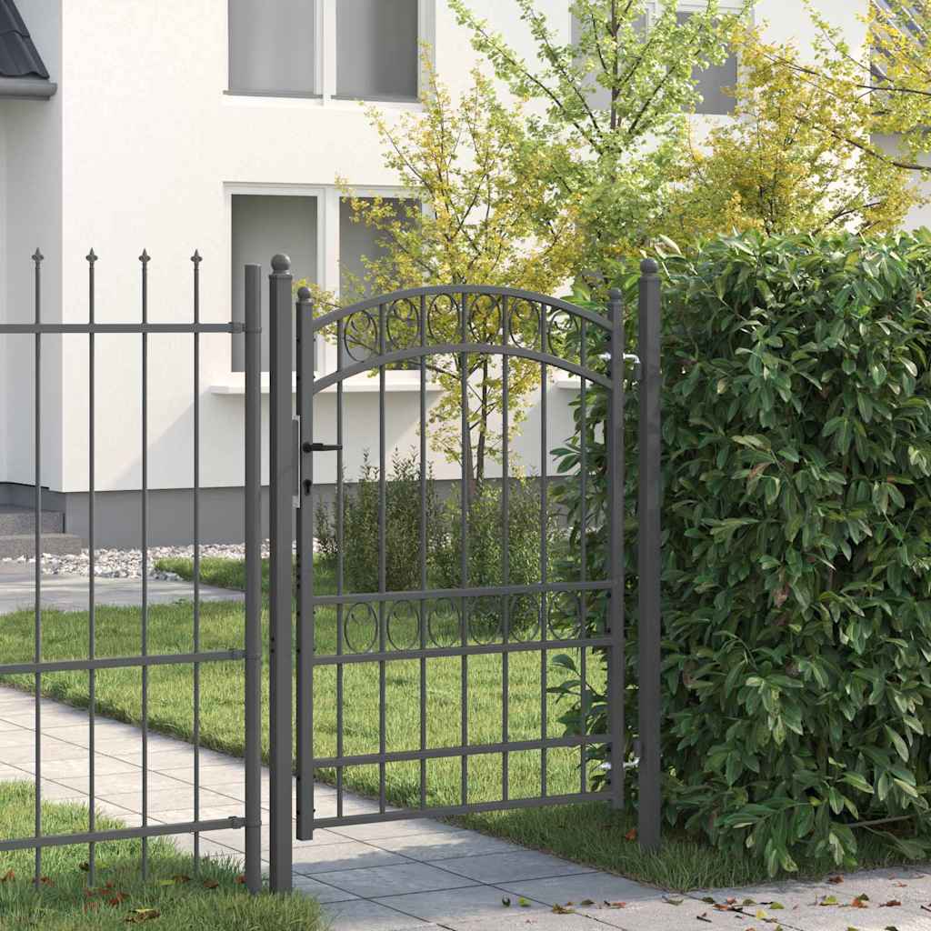 vidaXL Brama ogrodzeniowa EMMEN 170 x 100 cm Stal Malowana Proszkowo