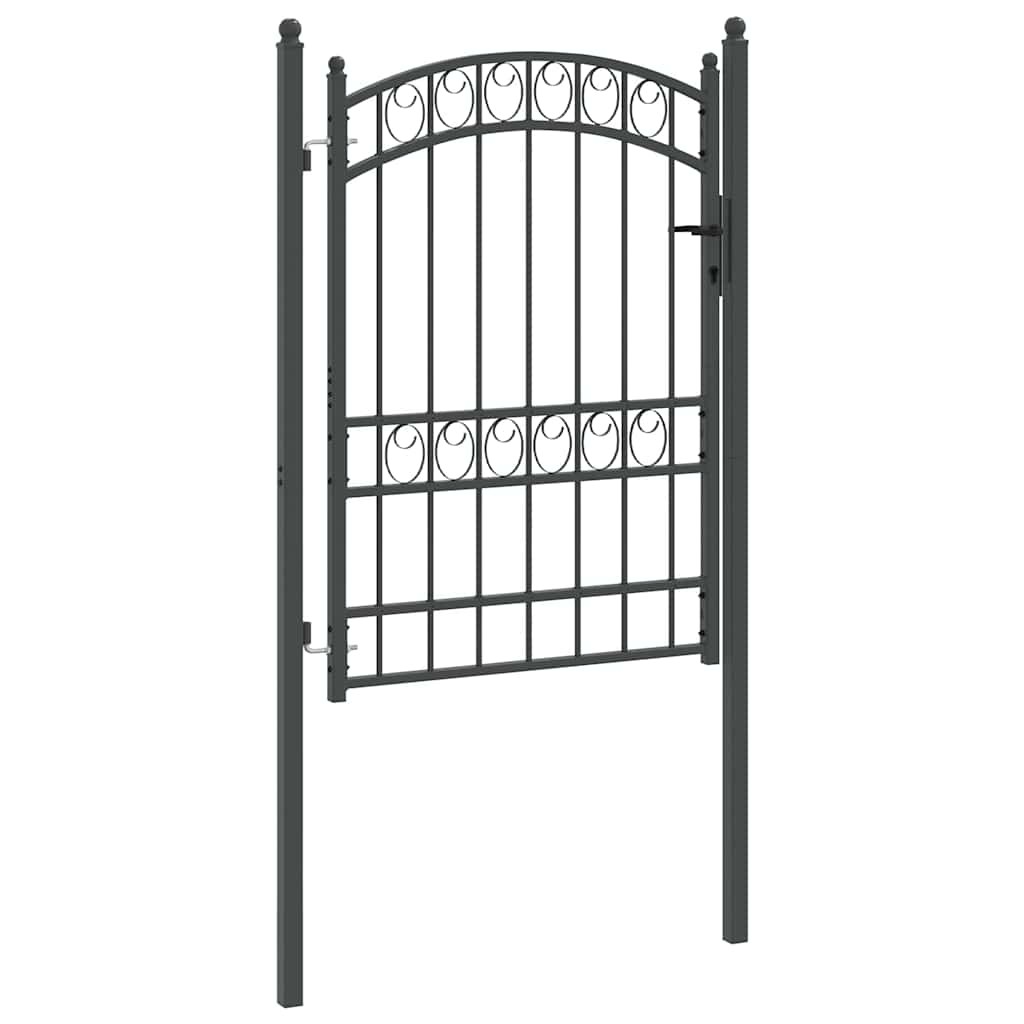 vidaXL Brama ogrodzeniowa EMMEN 170 x 100 cm Stal Malowana Proszkowo