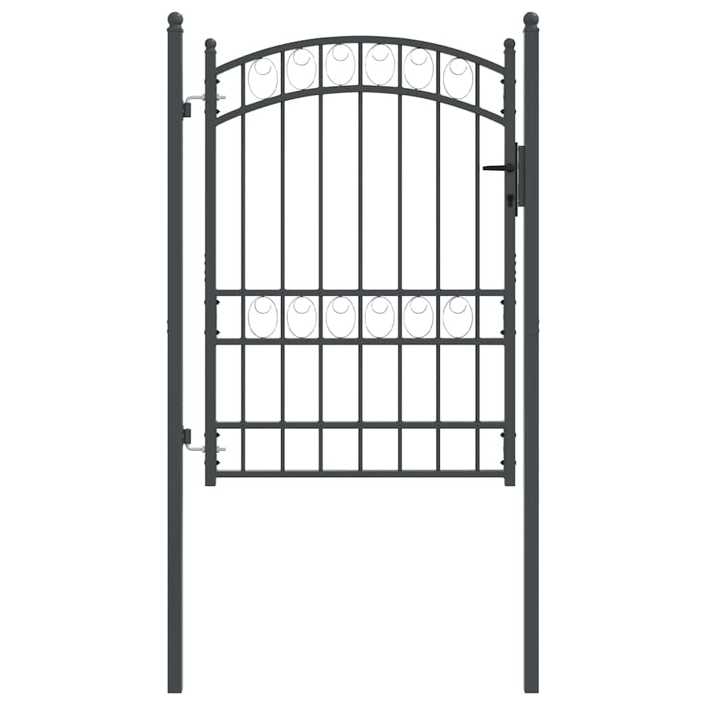 vidaXL Brama ogrodzeniowa EMMEN 170 x 100 cm Stal Malowana Proszkowo