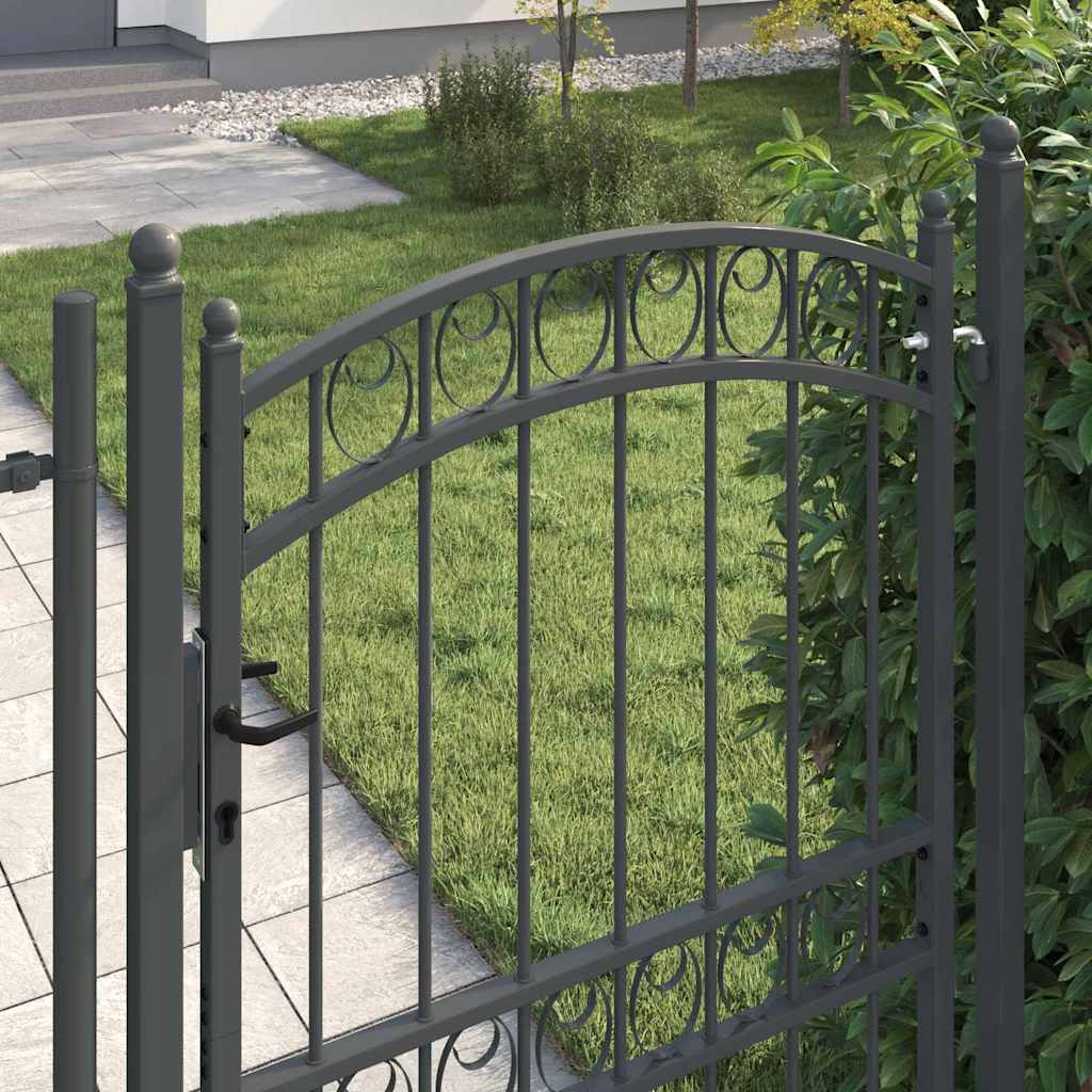 vidaXL Brama ogrodzeniowa EMMEN 200 x 100 cm Stal Malowana Proszkowo