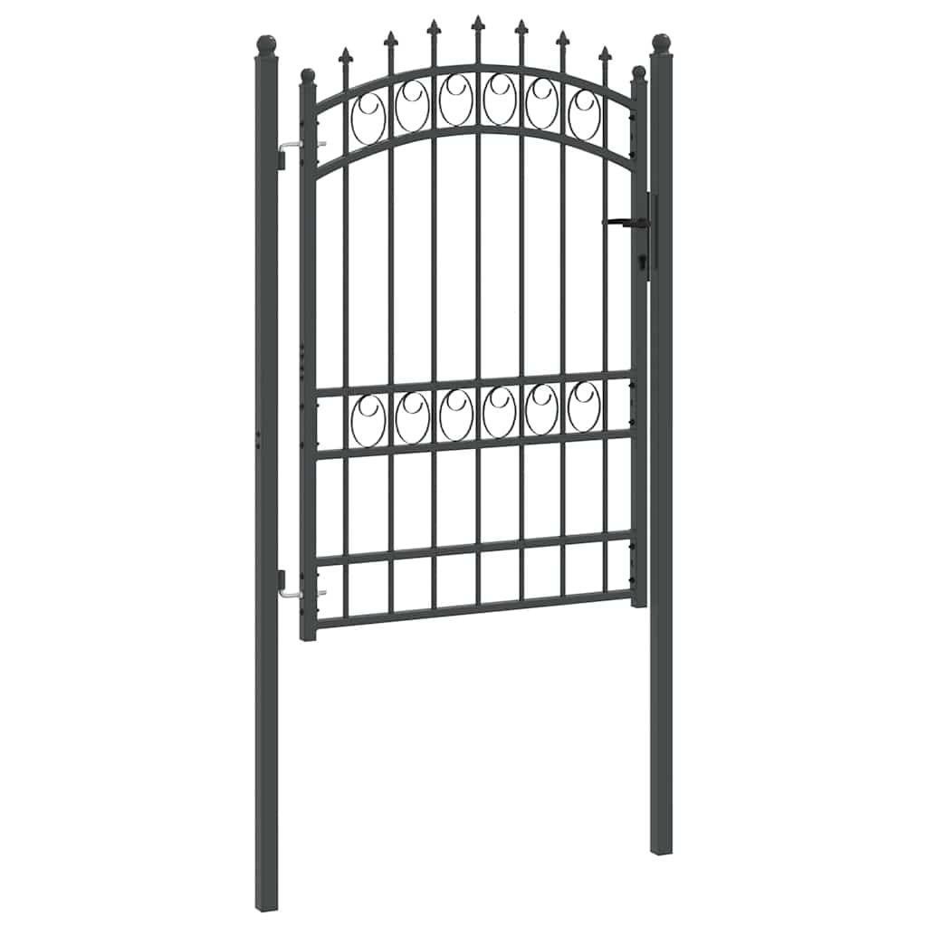 vidaXL Brama ogrodzeniowa z kolcami EMMEN 170 x 100 cm